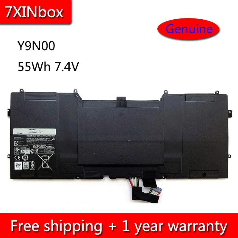 Аккумулятор для ноутбука Dell XPS 12 13 9Q33 7 4 L221x 13-L322X 12D-1708 7xinbox 55Wh 9333 V PKH18 C4K9V Y9N00 489XN |