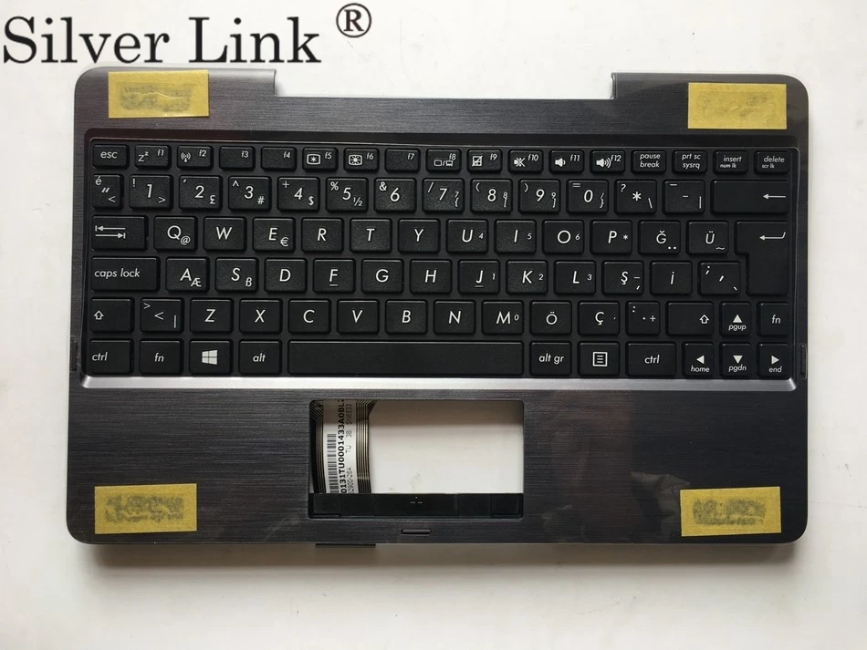 

TR Turkish Keyboard for ASUS T100 T100A T100C T100T T100TA T100TAF T100TAL T100TAM T100TAR TR with Palmrest Upper cover
