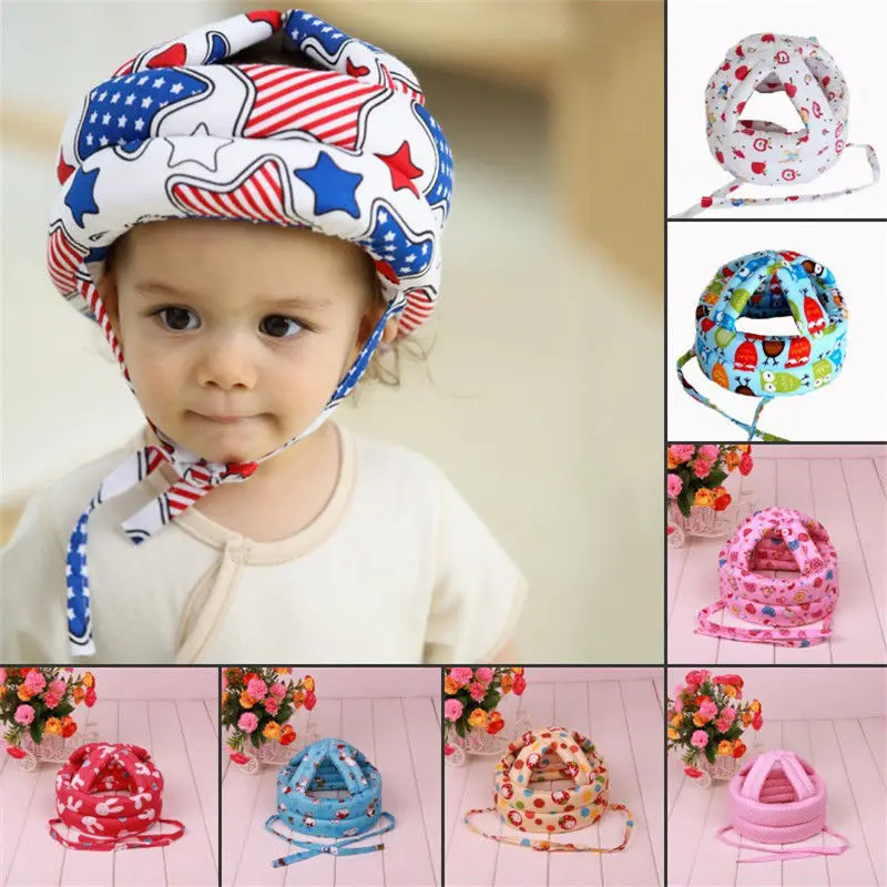 

Baby Safety Learn to Walk Cap Anti-collision Protective Hat Safety Helmet Soft Comfortable Head Security&Protection Adjustable
