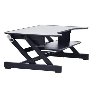 

Standing desk notebook desktop computer desk furniture lift table mobile standing workbench