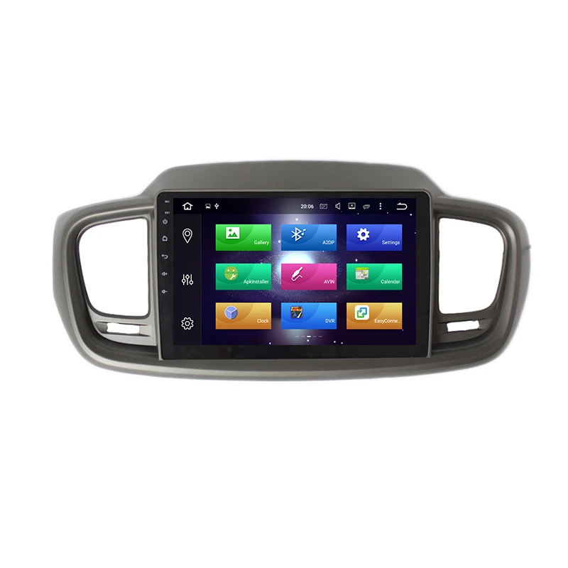 Sale Aoluoya 10.2" IPS 4GB RAM 32B ROM Octa Core Android 8.0 CAR DVD Player For KIA Sorento 2015 2016 Radio GPS Navigation multimedia 1