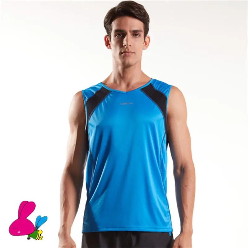 Men's Badminton Shirts Running Vest Sleeveless Sports Vest Summer Boy's ...