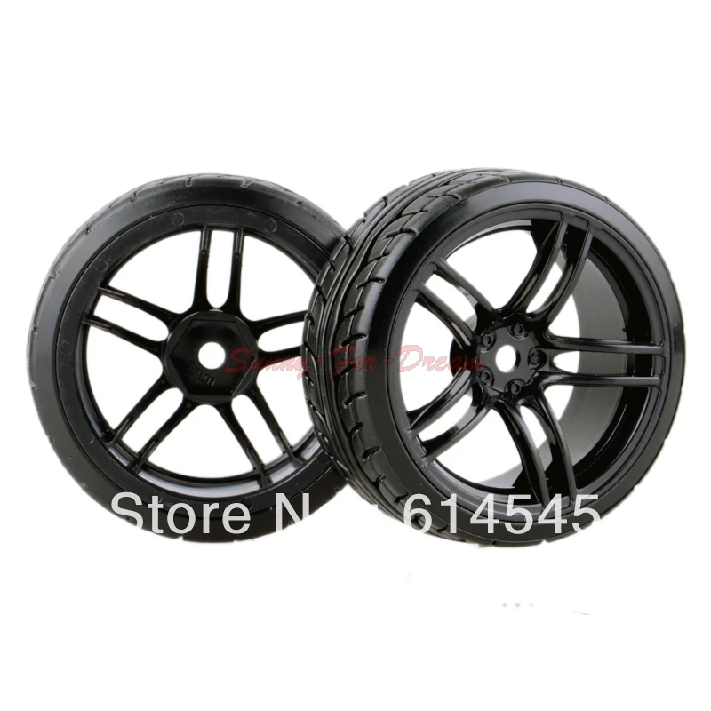9065-9014 4PCS RC Car 1:10 On-Road Drift Wheel Rims &amp Tyre Tires Fit HSP HPI | Игрушки и хобби