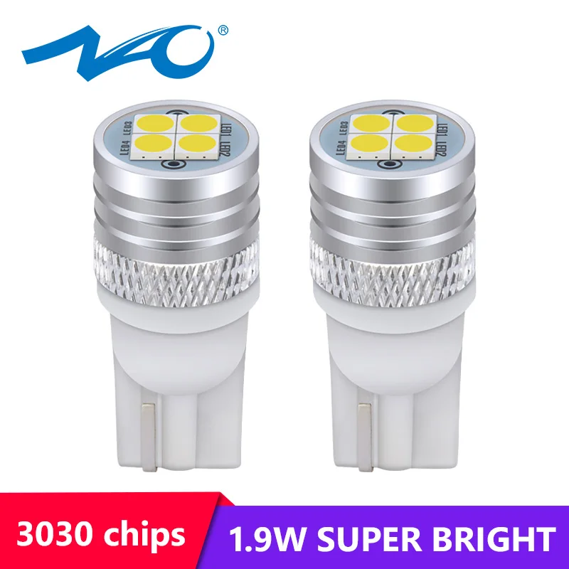 NAO t10 led w5w led lamp 5W5 1.9W for auto car styling 12V led t10 W5W ...
