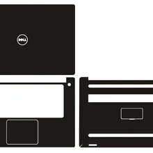 Виниловые наклейки для ноутбука из углеродного волокна для DELL XPS 15 9550 9560 XPS9550 XPS9560 15,"- без отпечатков пальцев