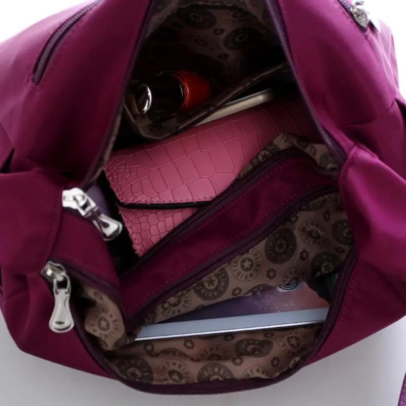 Женские водонепроницаемые нейлоновые сумки-мессенджеры, женские сумки через плечо, сумки через плечо, повседневные винтажные сумки-Хобо, женские сумки