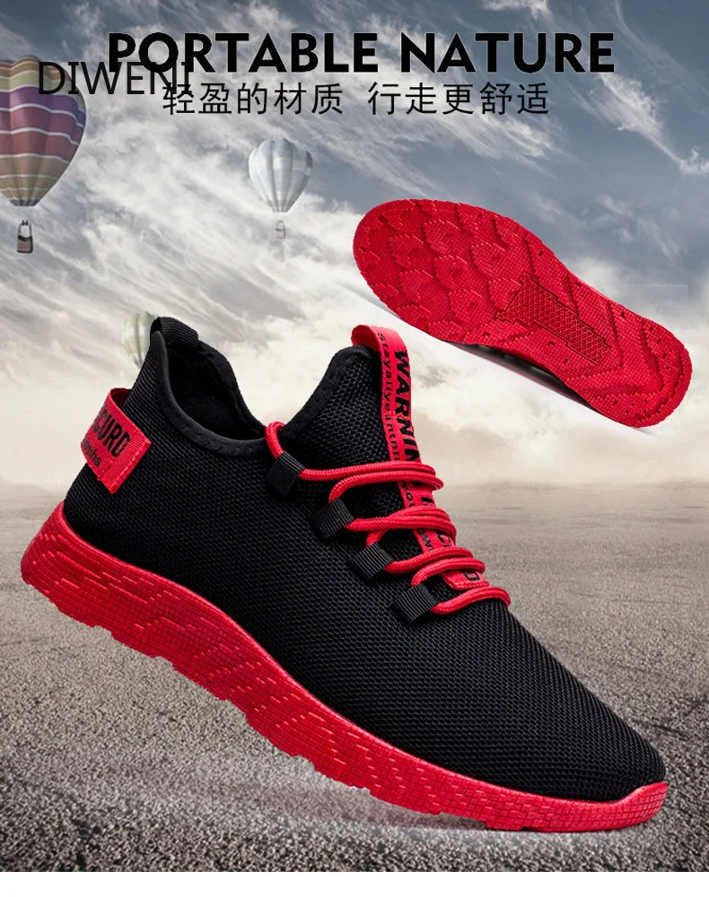 

2019 New Fashion Casual Shoes Men Breathable Mesh Soft Comfortable Walking Male Running Shoes Outdoor Big Size Sneakers b22
