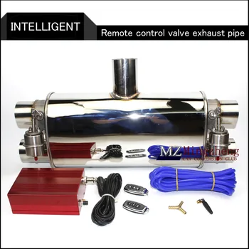 

2.5" Exhaust System Stainless Steel T Pipe Electric Exhaust CutOut Out Valve With Electronic Remote Control Switch exhaust pipe