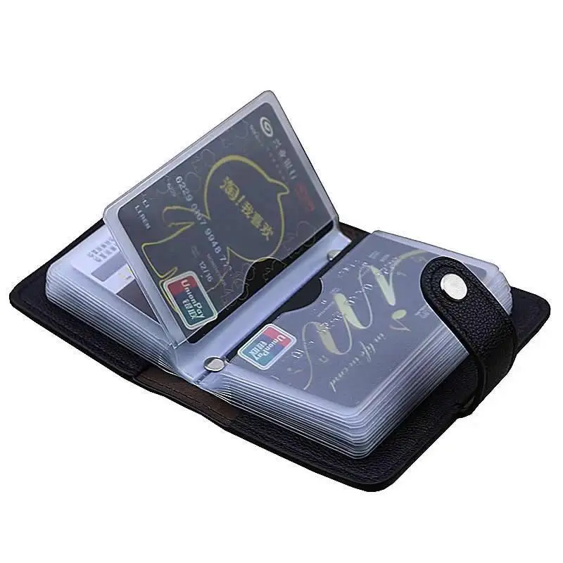 

24 Cards High Capacity Card Organizer Wallet High Quality Bank Credit Card Case Unisex Business Card Holder Wallet ID Holders