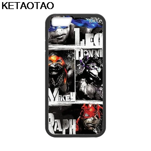

KETAOTAO Teenage Mutant Ninja Turtles Nomi Phone Cases for iPhone 5C 5S 6S 7 8 Plus XR XS Max for XCase Soft TPU Rubber Silicone