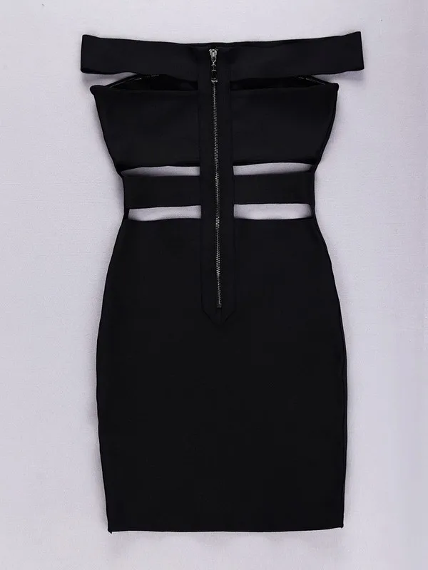 Высококачественное черное облегающее платье с вырезом-лодочкой высокого качества, сексуальное модное вечернее платье