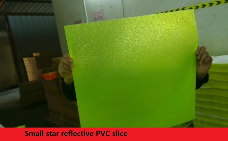 

Reflective Warning PVC material reflective prismatic slice reflective PVC slice 46cm*48cm*20C