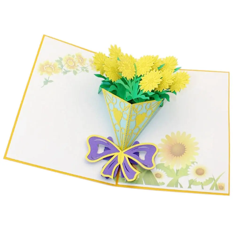 

3D Pop Up Cards Valentine Birthday Anniversary gift Greeting Cards postcard (#C)