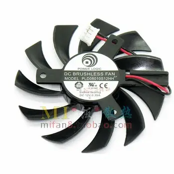 

POWER LOGIC PLD08010S12HH 0.35A 2 line 8010 video card fan