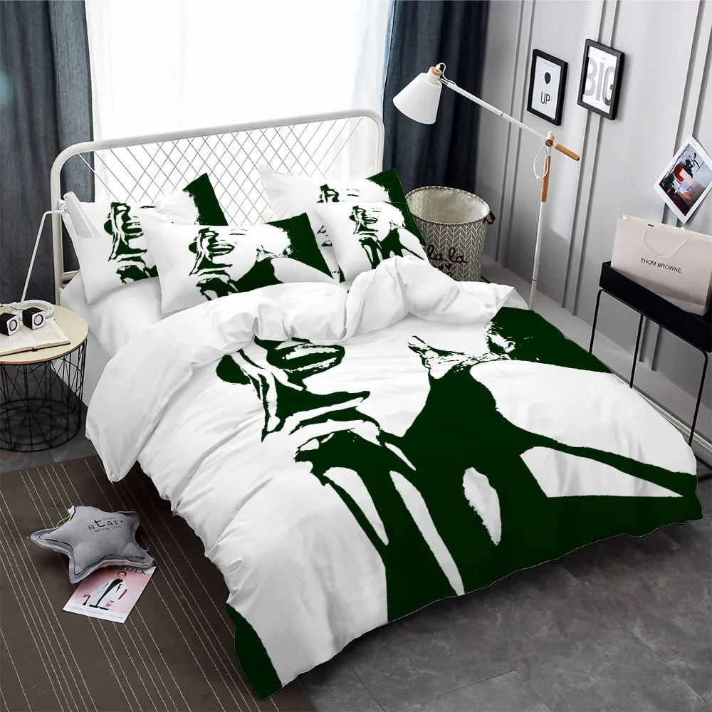 Marilyn Monroe Bedding Set Dream Lover Print Duvet Cover Set King