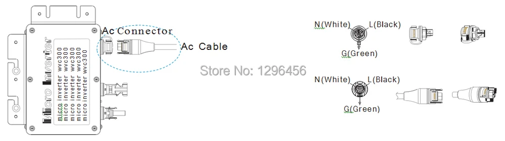 2017new Солнечные фотоэлектрические на сетке инвертора dc22-50v к AC110V/220 В 300 Вт Солнечной Сетка Tie Micro Инвертор с связь Функция