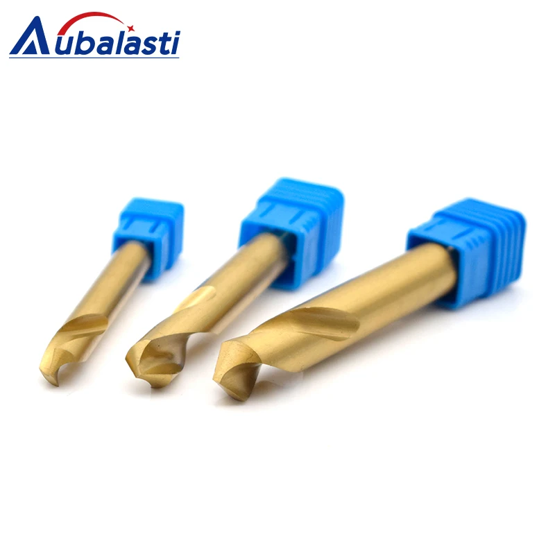 Aubalasti  90 Degree Center Drill Tungsten Carbide Point Drill Centering Positioning Drill 45 Degree Angle Tool Chamfer Drill