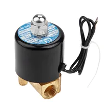 1 шт. 2W-025-08 пневматические клапаны DC24V 2 Way 1/" NPT 4 мм электромагнитный клапан пневматический клапан Корпус из латуни для воздуха и воды масло