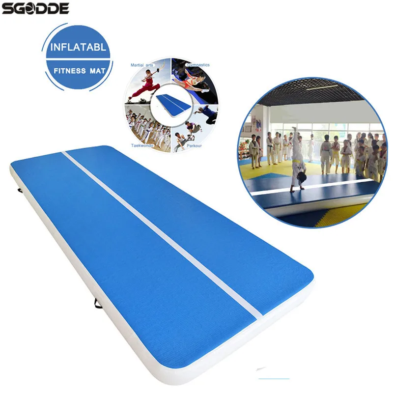 

4/5/8M Aufblasbar Inflatable Tumble Track Trampoline Air Track Gymnastics GYM Pad Inflatable Air Mat with 220V Pump