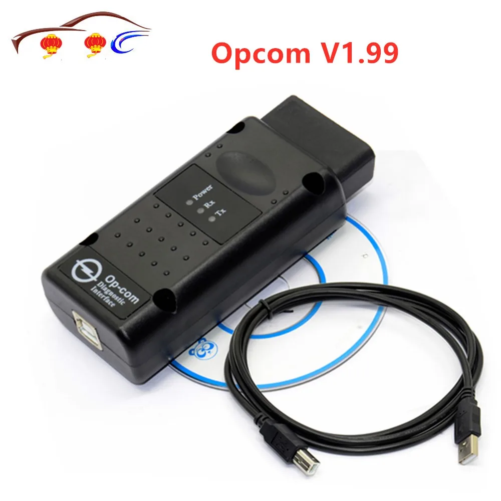 2019 OPCOM V1.59 V1.70 OP COM V1.78 V1.95 V1.99 для Opel OBD2 интерфейс с чипом PIC18F458|Считыватели кодов и