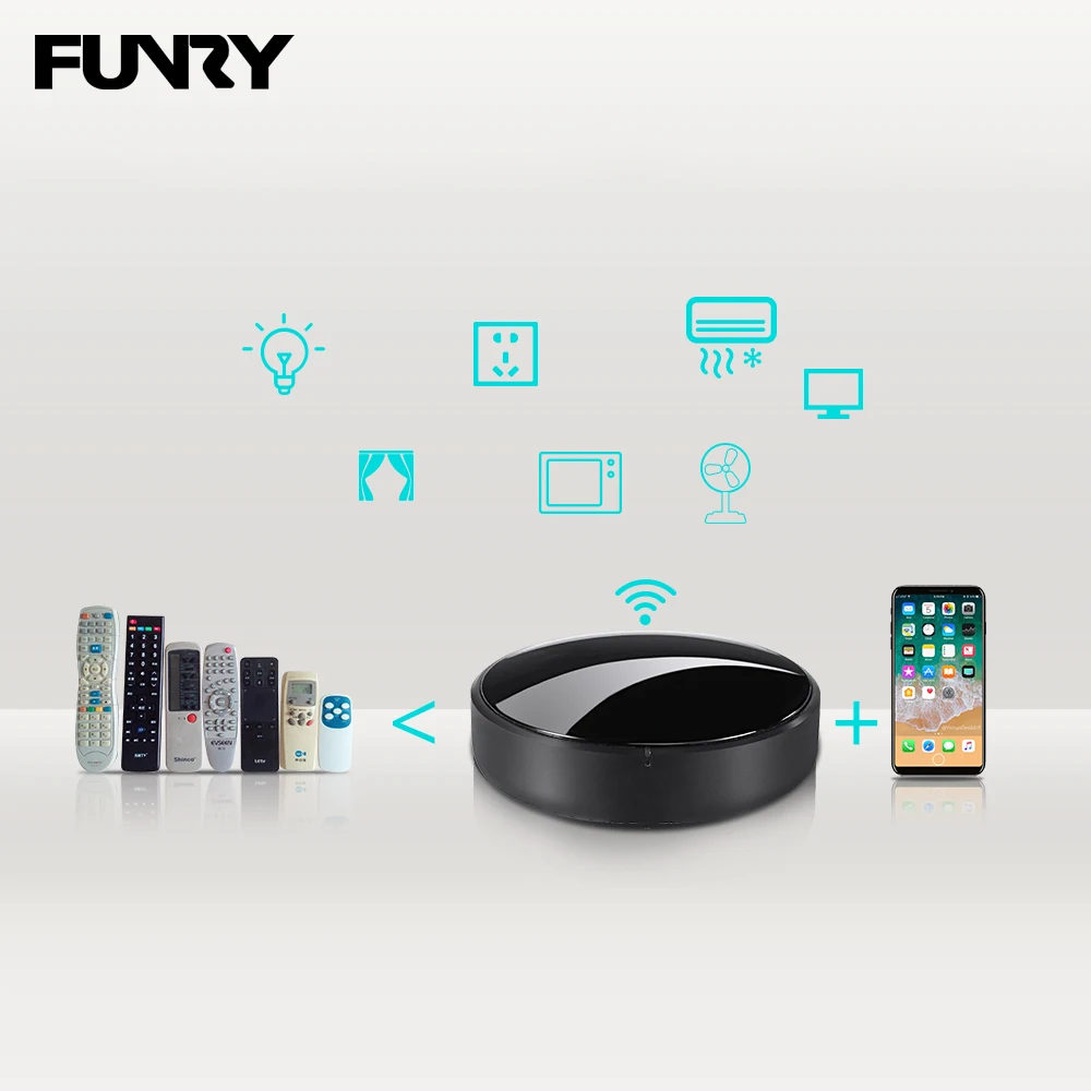 

Original Funry RC mini Smart Switch WIFI Wireless Remote Control Switch RF433MHz/315MHz Smart Home Automation For iOS/Android