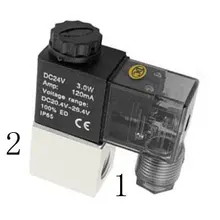 1/" 2 way Электрический Пневматика электромагнитный Клапан 2v025-08 12vdc