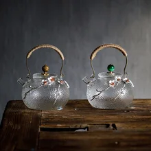 650 мл креативный бутик японский утолщенный термостойкий стеклянный чайный горшок домашний цветочный чайник офисный Чайник Посуда для напитков