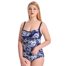 6XL-10XL плюс Размеры Одна деталь Плавание костюм юбка Push Up Плавание одежда женское платье ванный комплект большой Размеры Купальник для полных Для женщин