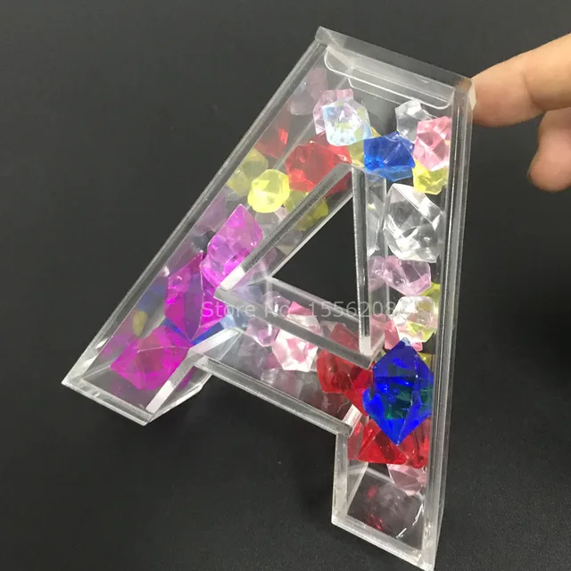 Clear Acrylic Fillable Letters edu.svet.gob.gt