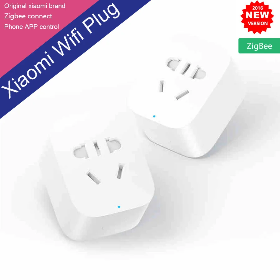 New 100% Original In Stock Mi Smart Zigbee Timer Plug Phone Wireless Remote Control Xiaomi Smart Socket With EU/AU/UK/US Adapter