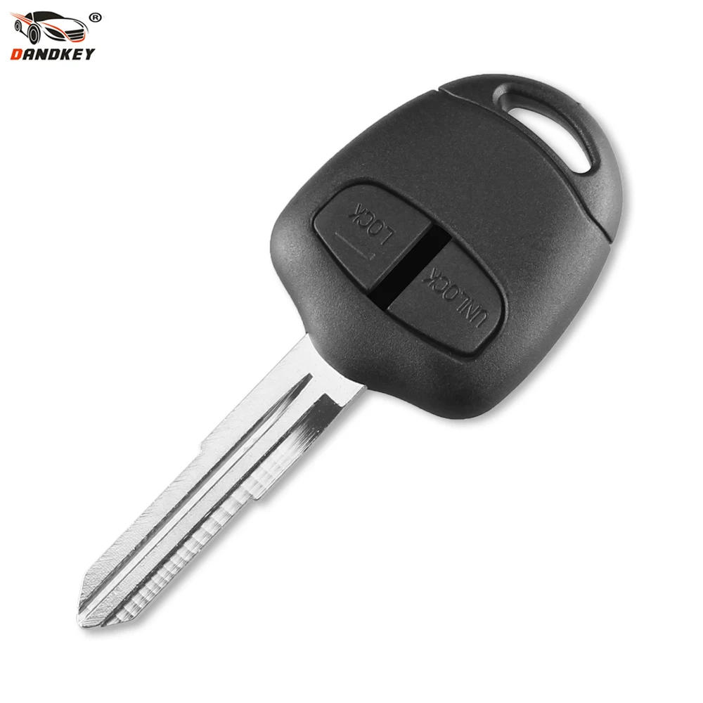 

DANDKEY 2 Buttons Remote Key Shell Uncut Blade For Mitsubishi Lancer Outlander Colt Mirage(Left Blade,Right Blade)