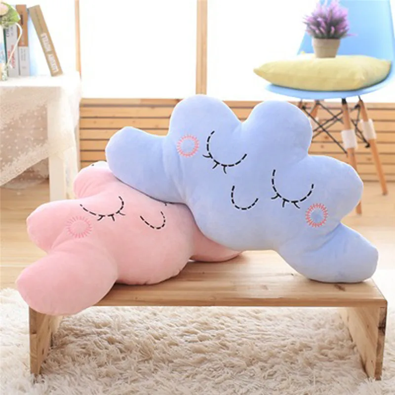 

PUDCOCO Baby Room Home Decor Pillow Cushion Cloud Shape Sofa Cushion Bolster Child Gifts