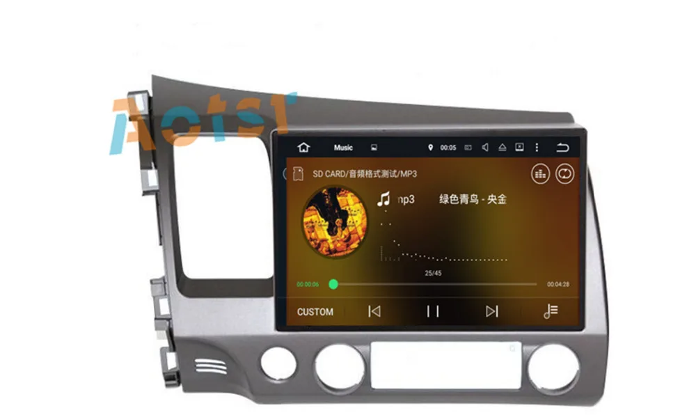Discount 10.1"The Newest Octa Core Android 8.0 Car No DVD Player Radio GPS Navigation Unit For Honda Civic Sedan 2007 2008 2009 2010 2011 3