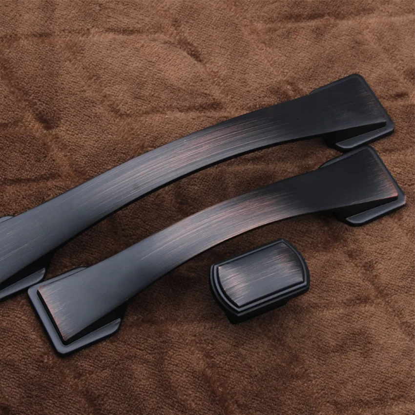 160mm 128mm vintage style dresser kitchen cabinet door handle black antique copper drawer cupboard pull knobs American style ORB 160mm 128mm vintage style dresser kitchen cabinet door handle black antique copper drawer cupboard pull knobs American style ORB