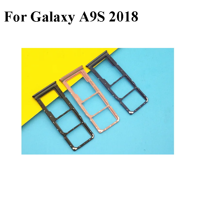 2 шт. для Samsung Galaxy A9S 2018 Nano Sim + лоток карт памяти Micro SD держатель Гнездо A 9S A920F A9200