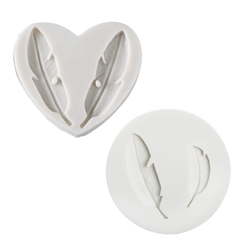 Angel Feather Mould Silicone Mold Fondant Cake Decorating Tool Gumpaste Sugarcraft Chocolate Forms Bakeware