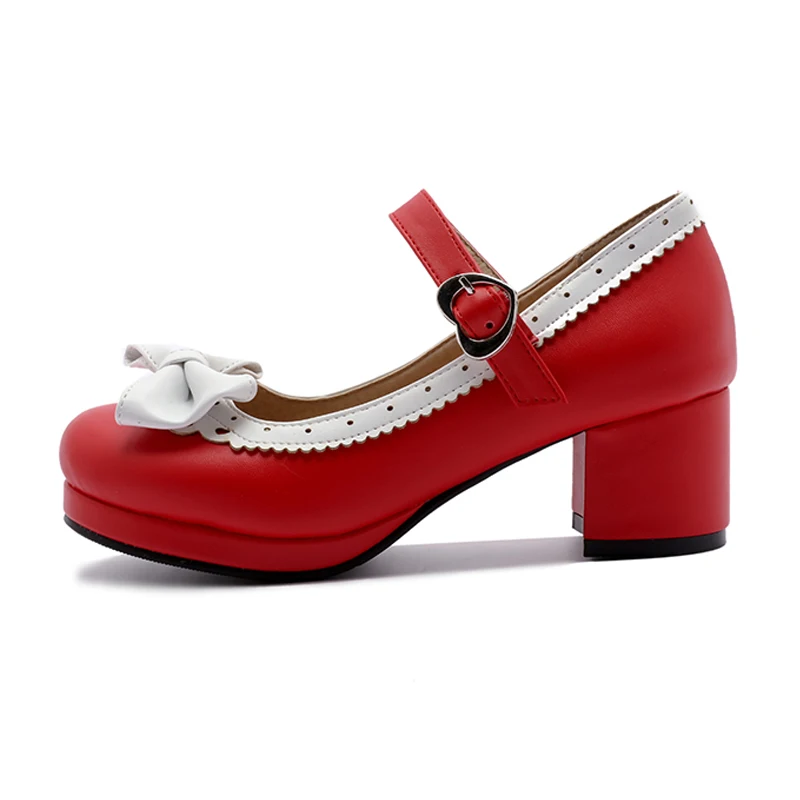 TAOFFEN/Женская обувь на толстом высоком каблуке; женские туфли-лодочки на каблуке с бантом и пряжкой в виде сердца; женская повседневная обувь для офиса; размеры 28-43