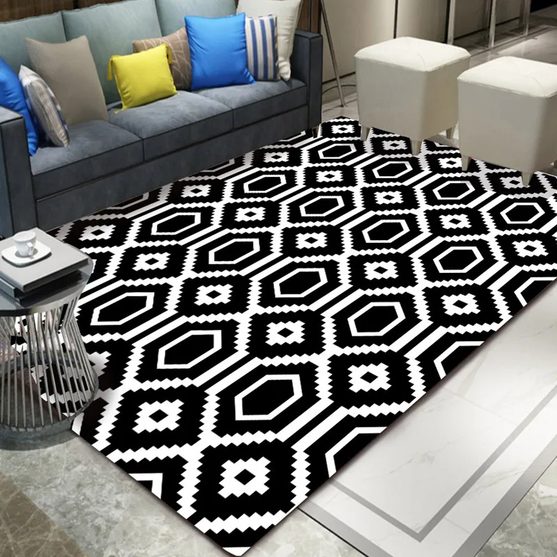 Creative Coloured Rug Kids Room Play Mat Carpet Flannel Parlor Area Rugs Large Size Home Carpets for Living Room Decor Tapetes