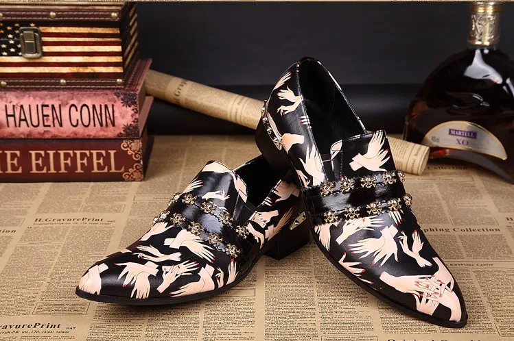 vestido Sapato Zapatos Planos Hombres De Genuino Slip Moda Masculino 2017 Black Los Mocasines Negocios Hombre Brithsh Cuero Hnx0WXR8