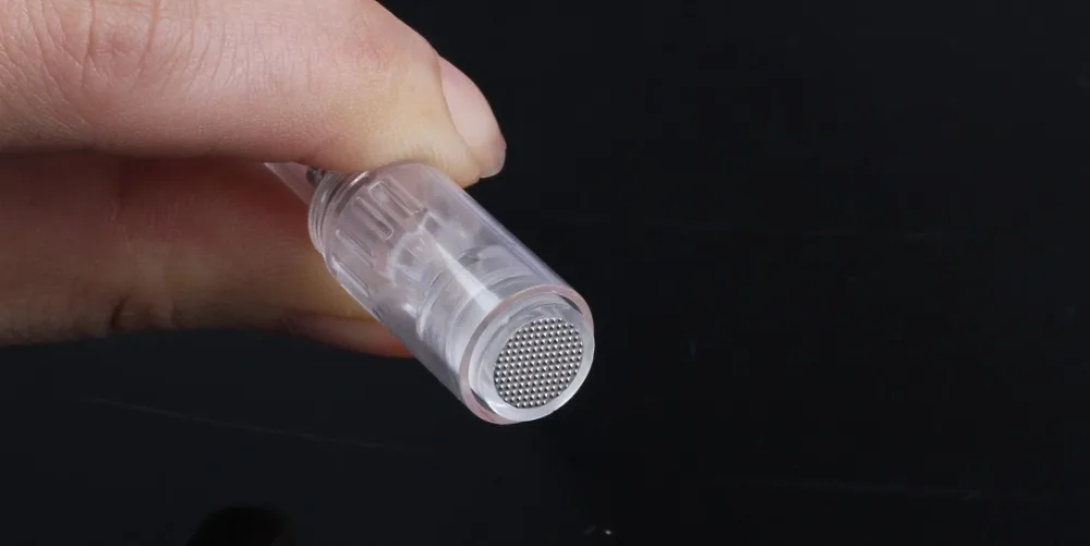10 шт. круглый Nano Pin игольчатый картридж байонет и винтовой порт для электрического авто микроиглы Дерма ручка наконечник питания Вход