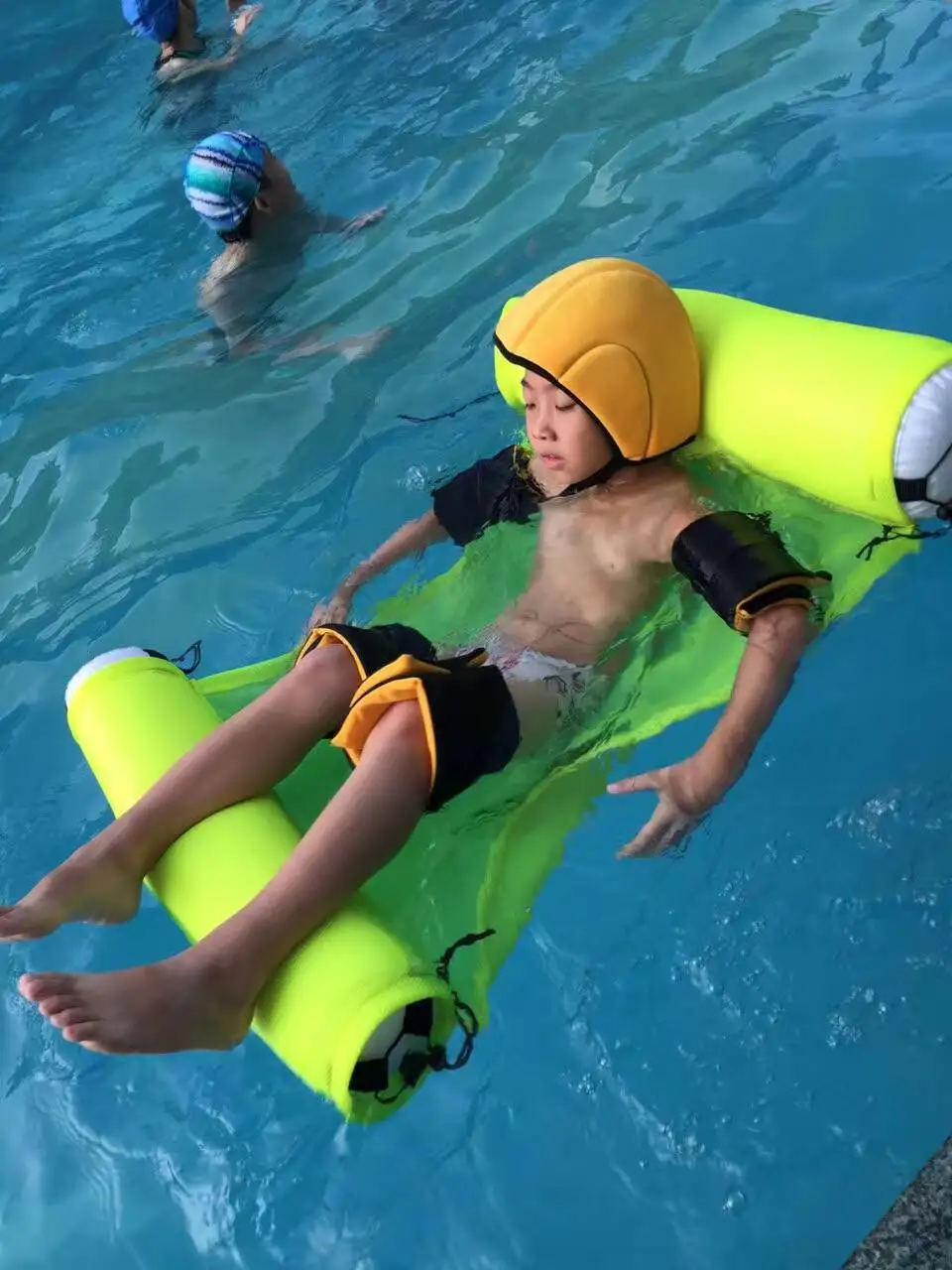 Fluorescent color Water Hammock Mesh Pool Float For Adult Kid Air Mattress Beach Bed Lounge Lie-on Swimming Ring Chair boia Fluorescent color Water Hammock Mesh Pool Float For Adult Kid Air Mattress Beach Bed Lounge Lie-on Swimming Ring Chair boia