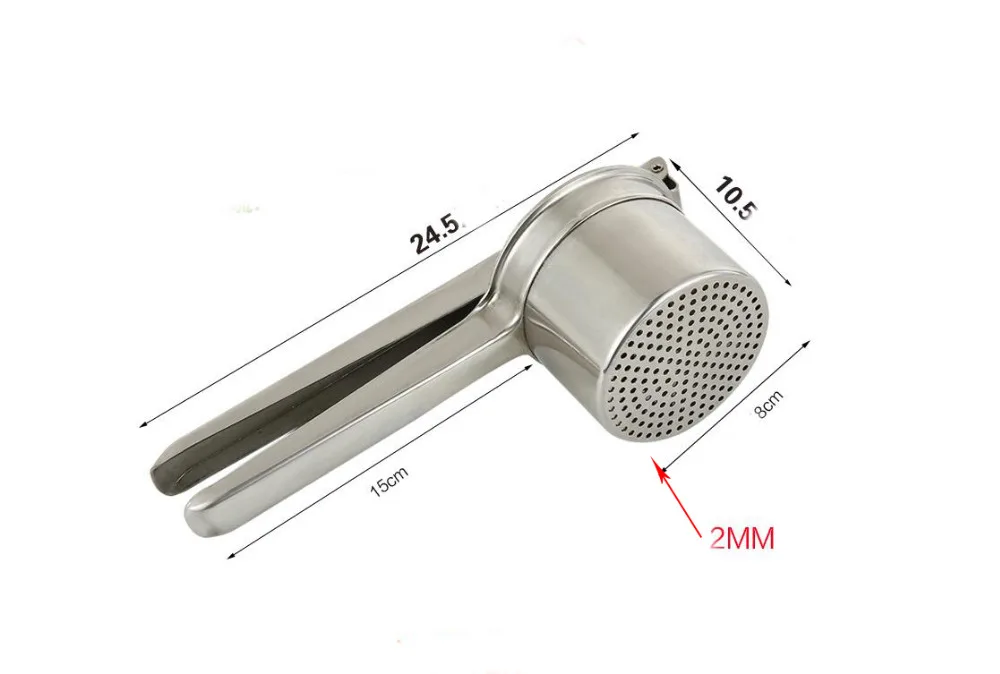 

Potato Masher Ricer Stainless Steel Fruit Vegetable Juicer Press Maker Tool Press Mashed Potatoes Kitchen Cooking Tools