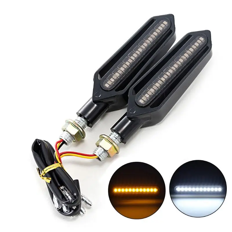2 Pcs Turn Signal Flowing Turn Signal Motorcycle Led Blinker Motorcycle