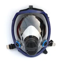 Легкая химическая маска для всего лица, противогаз, кислота, пыль, респиратор, краска, пестицид, спрей, Силиконовый Фильтр, маска для лица