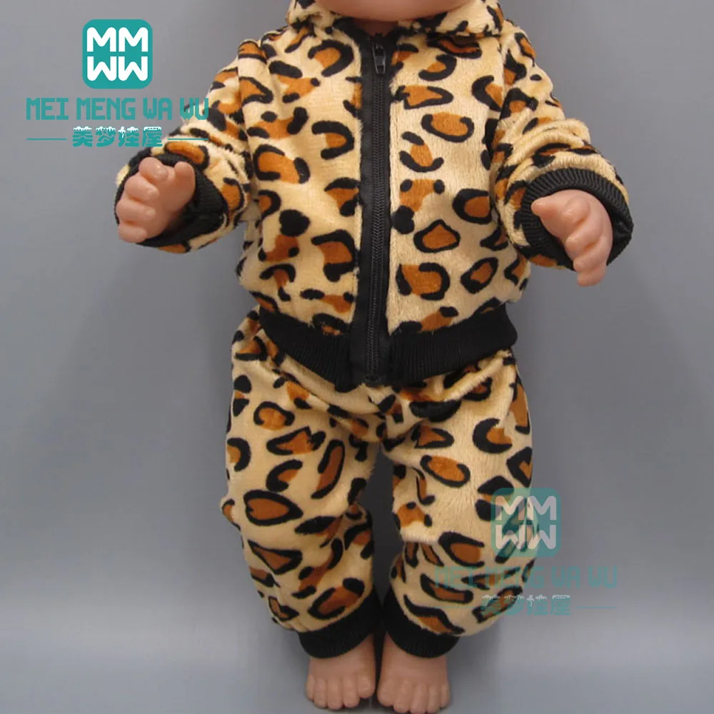 Одежда для кукол 43 см, игрушки для новорожденных, аксессуары для кукол и американская кукла, мультяшная одежда для малышей с большими глазами