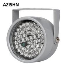 AZISHN CCTV LED инфракрасный осветитель 48 шт. ИК светодиоды ночного видения IP66 инфракрасный CCTV заполняющий светильник металлический водонепроницаемый для камеры видеонаблюдения