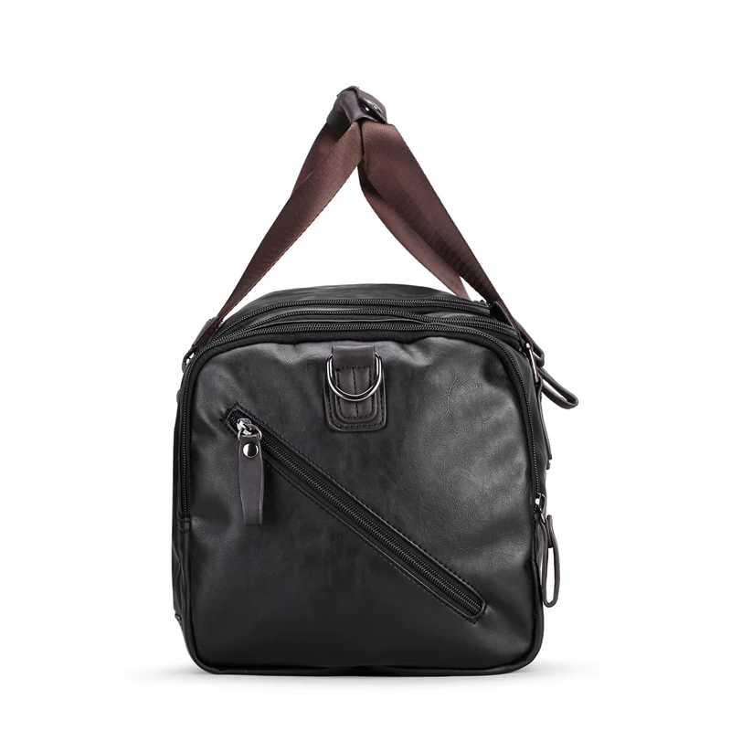 FEIDIKABOLO Design Leather Men Bag Men\'s Fashion Travel Bags Package Men Large-Capacity Portable Shoulder Bags Handbags Male