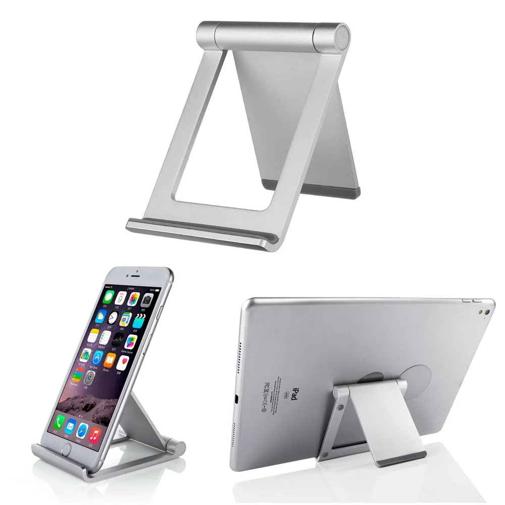 

Multi-Angle Aluminum Tablet Stand Foldable Kickstand Adjustable Desktop Holder Dock Cradle For iPad mini iPad Air 1/2 Pro 9.7