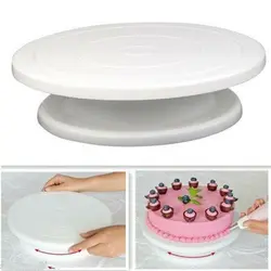 Полезный торт пластина Поворотный вращающийся нескользящий круглый кухонный Дисплей Стенд DIY выпечки инструмент 2019 Новый