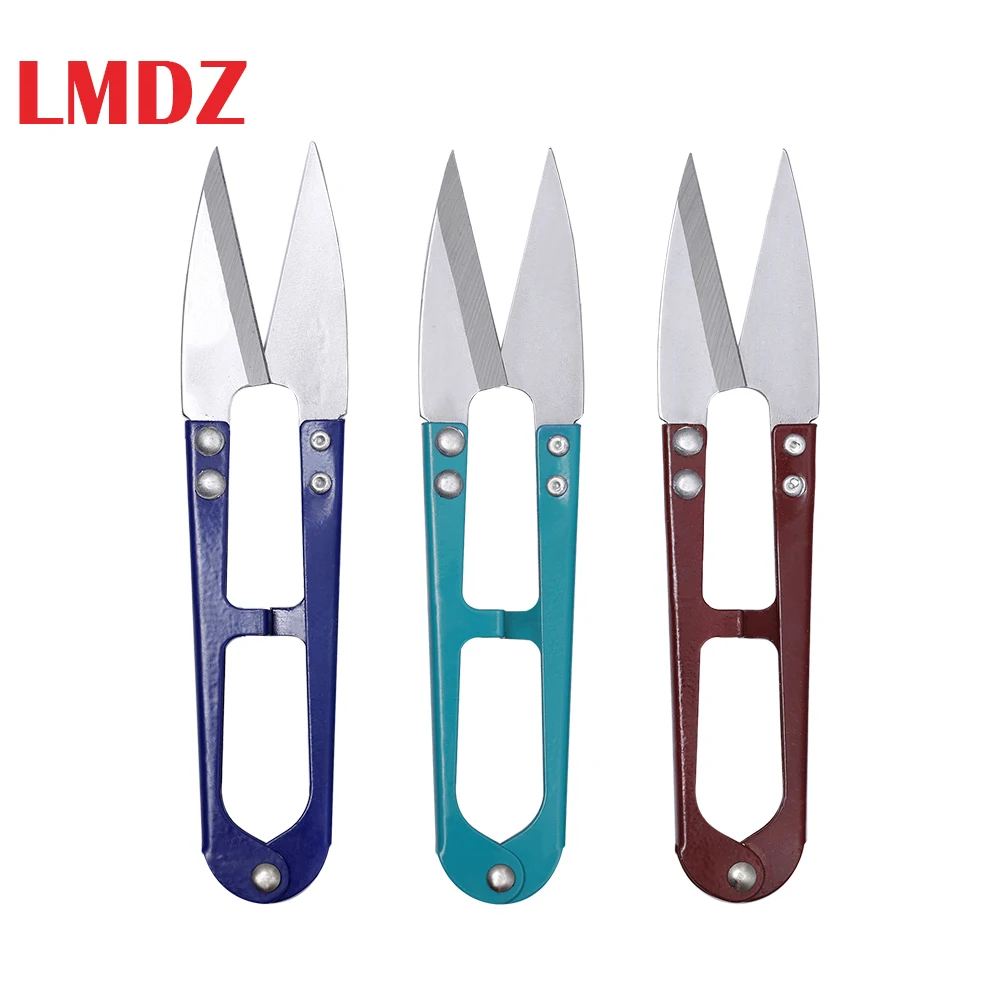 

LMDZ 1Pcs U Sewing Scissors Clippers Mini Small Snips Trimming Nipper Embroidery Thrum Yarn Fishing Thread Beading Cutter